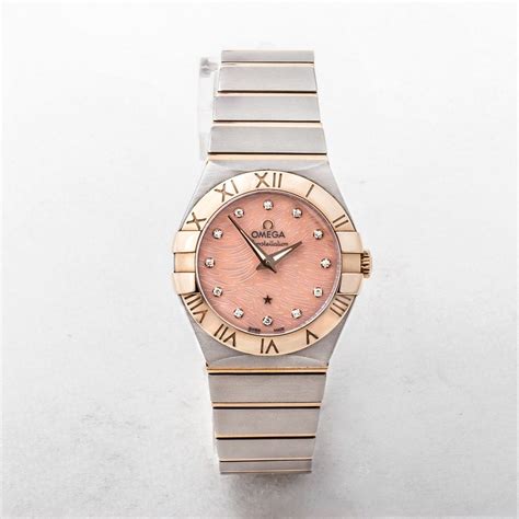 omega constellation pink|omega constellation women's.